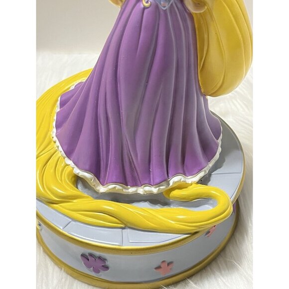 Peachtree Playthings Disney Tangled Rapunzel Coin Piggy Bank 9 1/2" PVC Purple - Picture 4 of 13